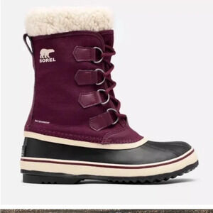Sorel Winter Carnival Boots Plum NEW Snow winter 5.5
